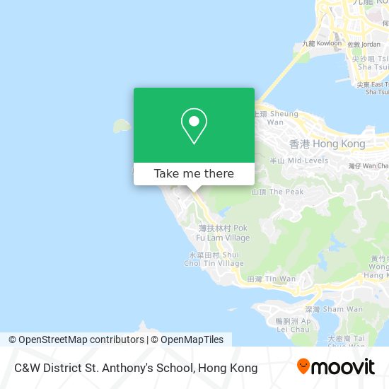 C&W District St. Anthony's School map