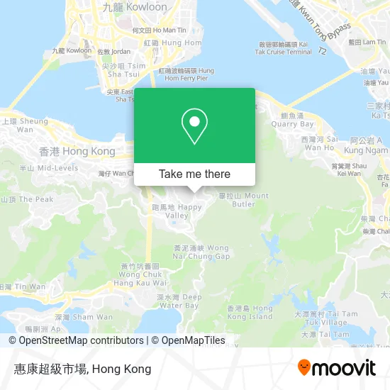 惠康超級市場 map