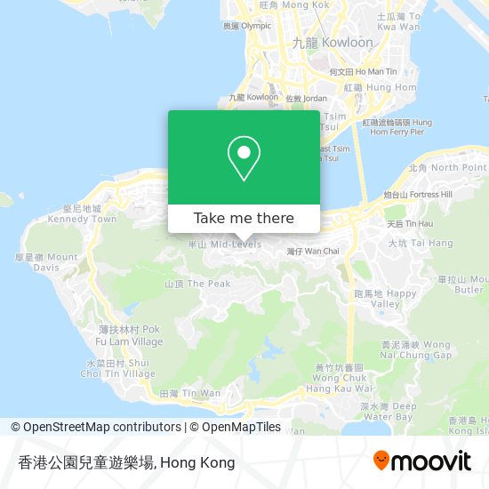 香港公園兒童遊樂場 map