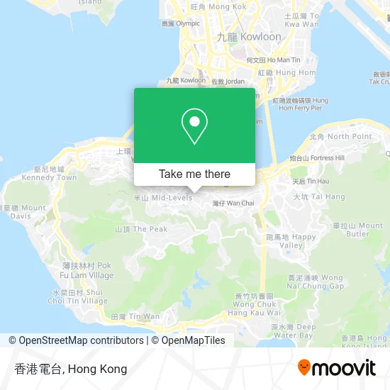 香港電台 map