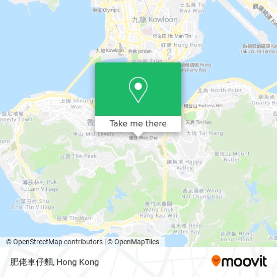 肥佬車仔麵 map