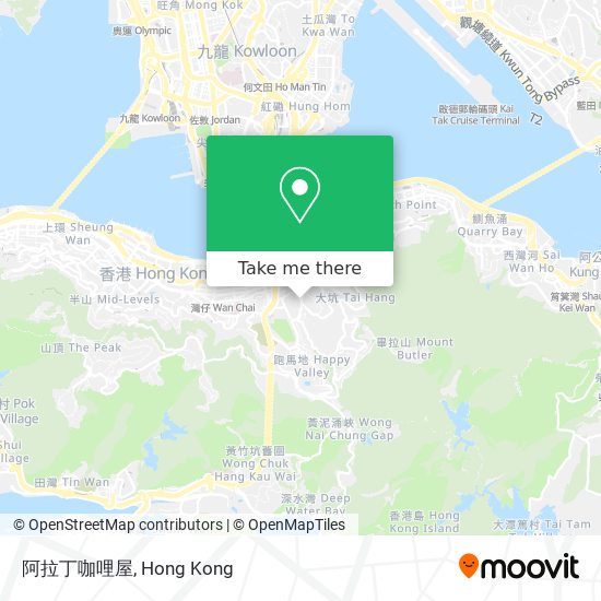 阿拉丁咖哩屋 map