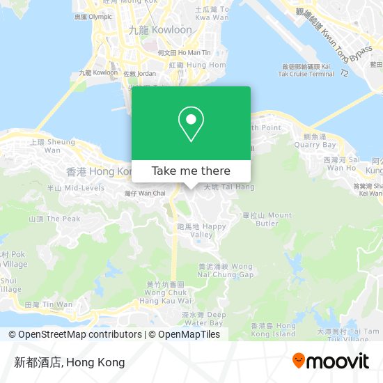 新都酒店 map