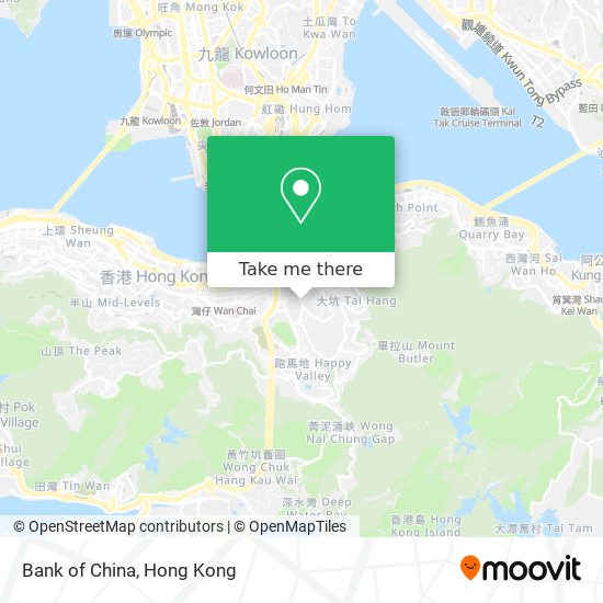 Bank of China map