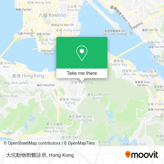 大坑動物獸醫診所地圖