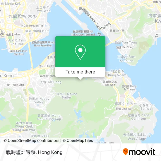戰時爐灶遺跡 map