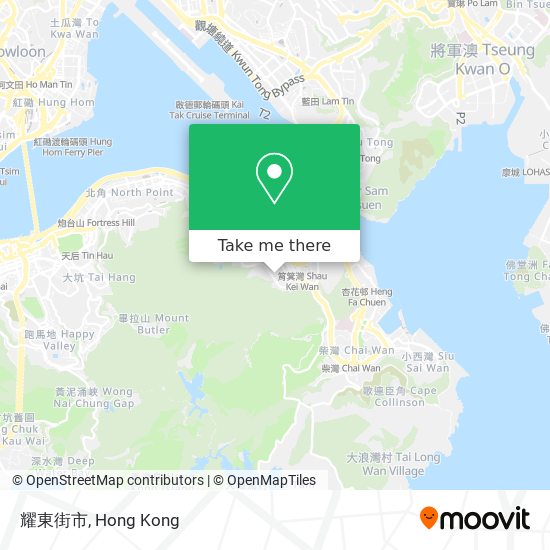 耀東街市 map