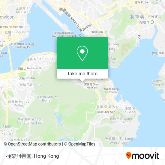 極樂洞善堂 map