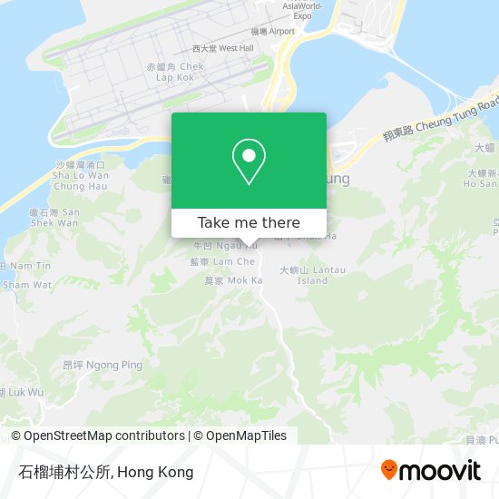 石榴埔村公所地圖