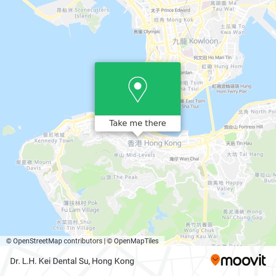 Dr. L.H. Kei Dental Su map