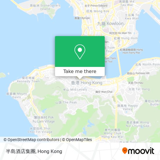 半島酒店集團 map