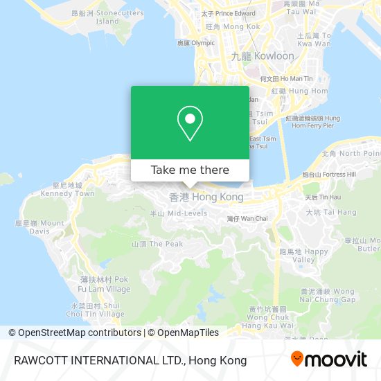 RAWCOTT INTERNATIONAL LTD. map