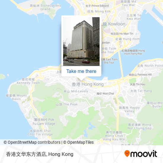 香港文华东方酒店 map