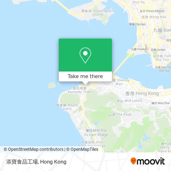 添寶食品工場 map