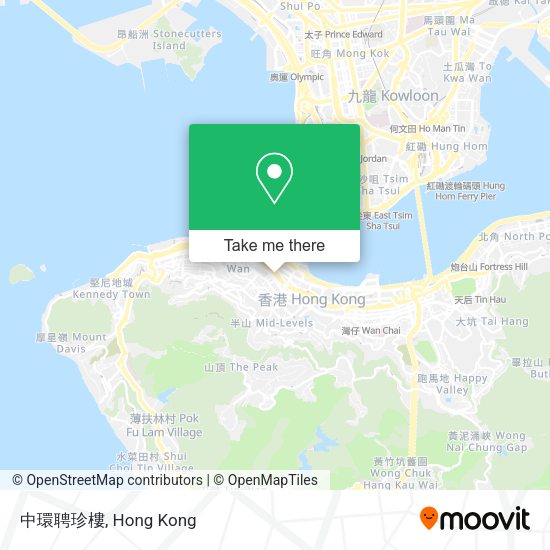 中環聘珍樓地圖
