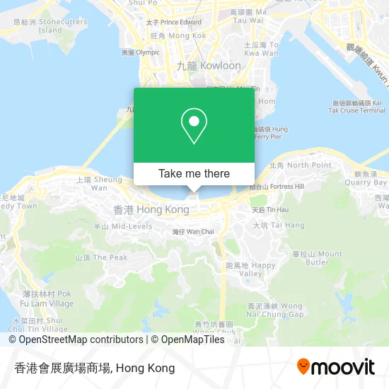 香港會展廣場商場 map
