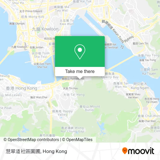 慧翠道社區園圃 map