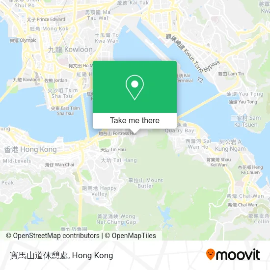 寶馬山道休憩處 map