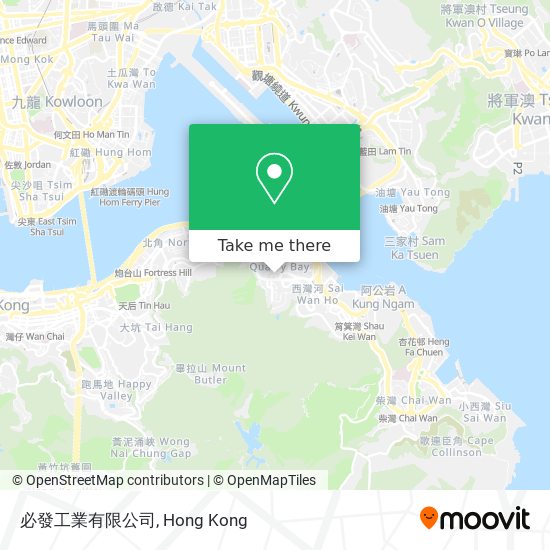 必發工業有限公司 map