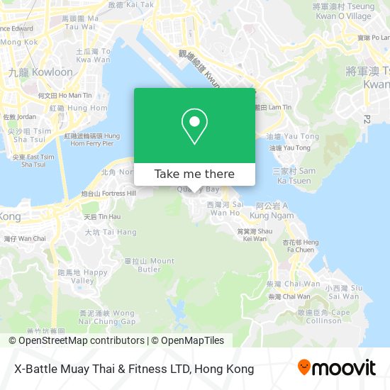 X-Battle Muay Thai & Fitness LTD map