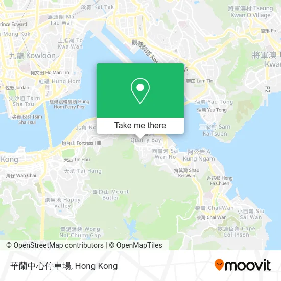華蘭中心停車場 map
