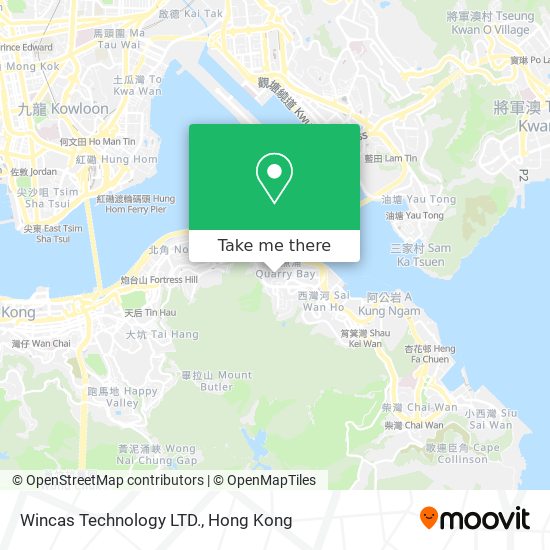 Wincas Technology LTD.地圖