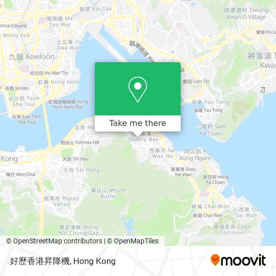 好歷香港昇降機 map