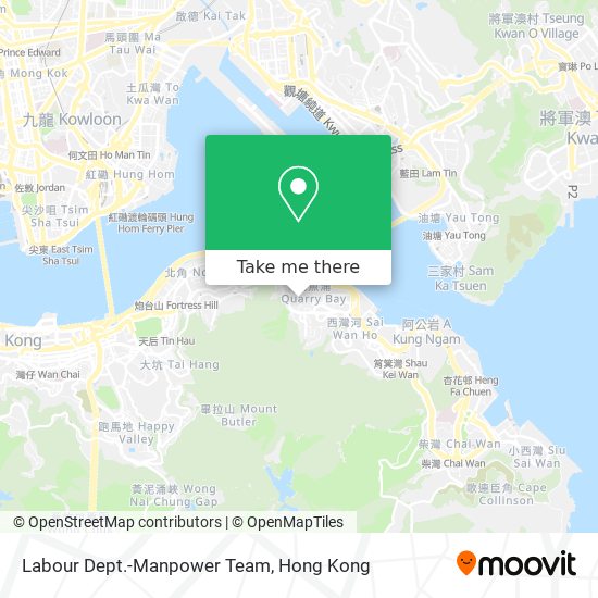 Labour Dept.-Manpower Team map