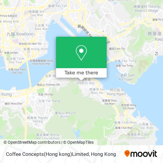 Coffee Concepts(Hong kong)Limited地圖