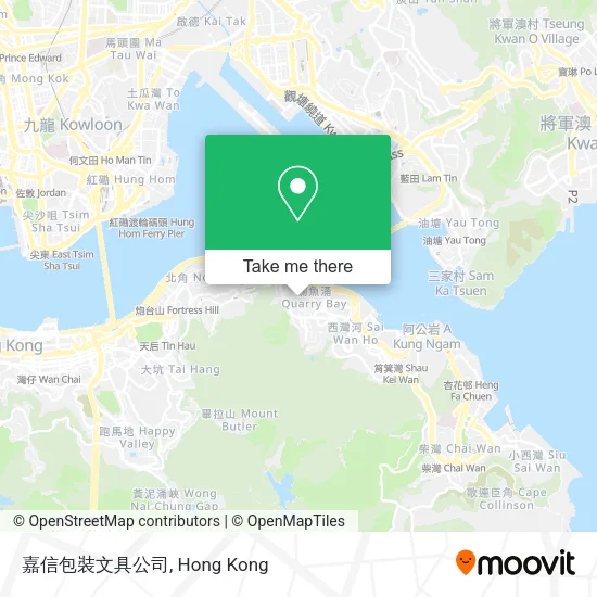 嘉信包裝文具公司 map
