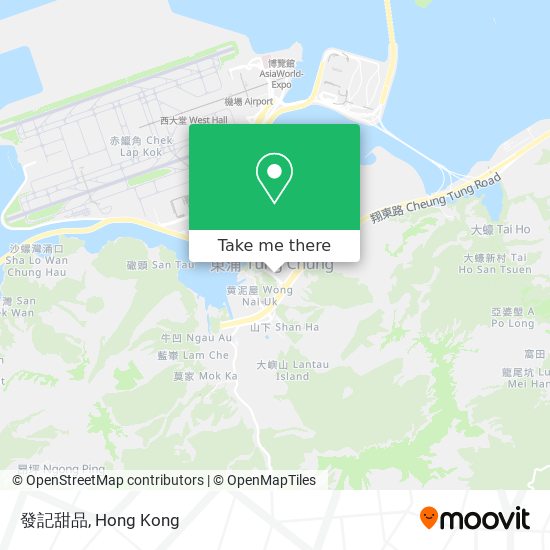 發記甜品地圖