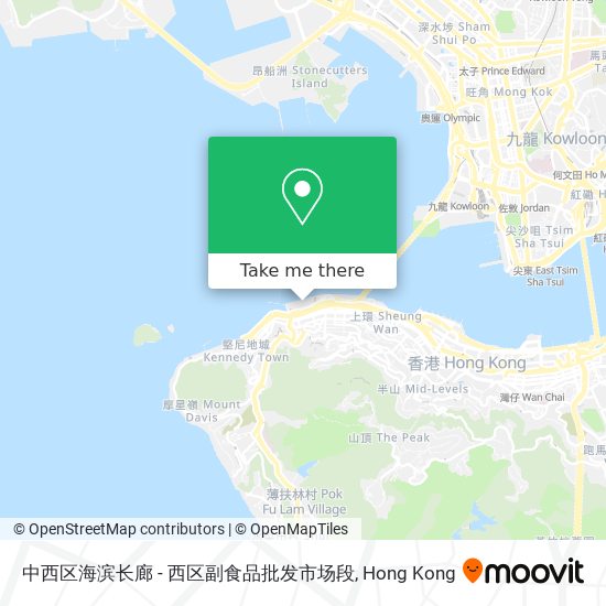 中西区海滨长廊 - 西区副食品批发市场段 map