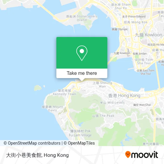 大街小巷美食館 map