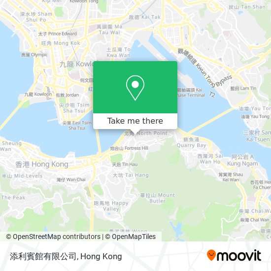 添利賓館有限公司 map