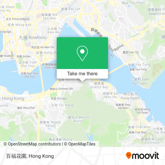 百福花園 map