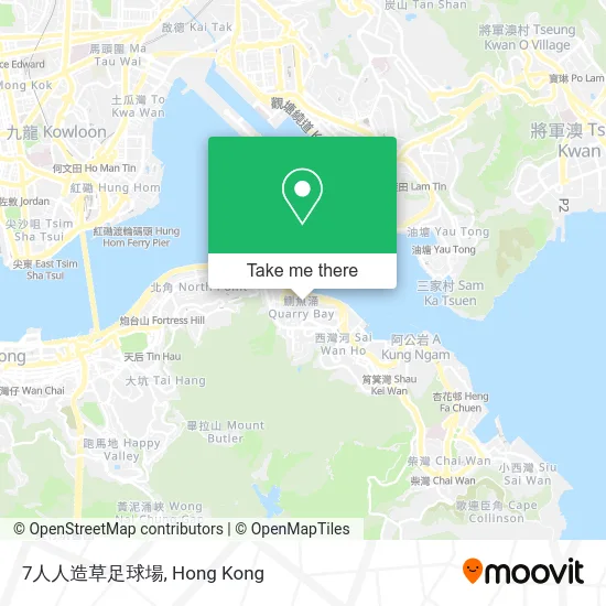 7人人造草足球場 map