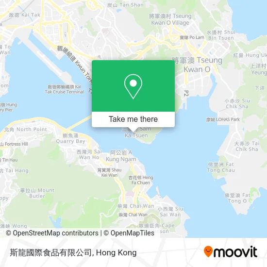 斯龍國際食品有限公司地圖