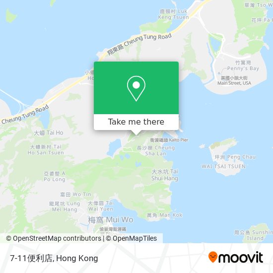 7-11便利店 map