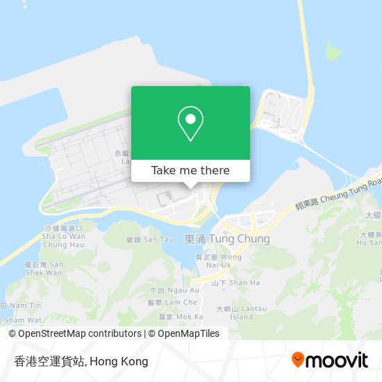 香港空運貨站地圖