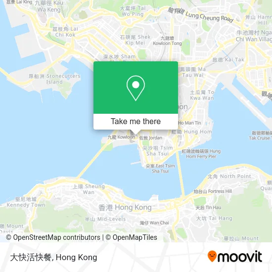 大快活快餐地圖