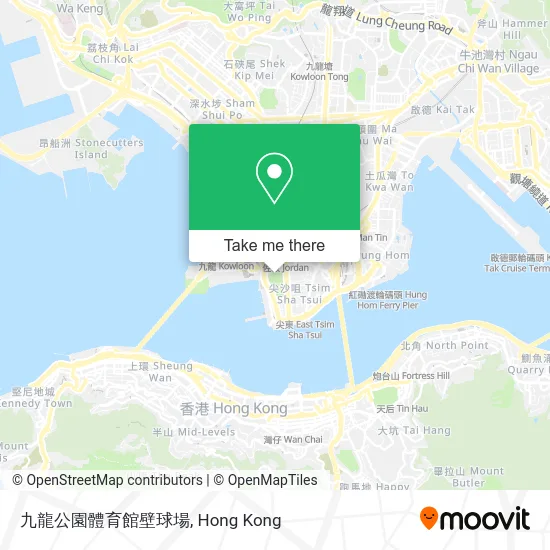 九龍公園體育館壁球場 map