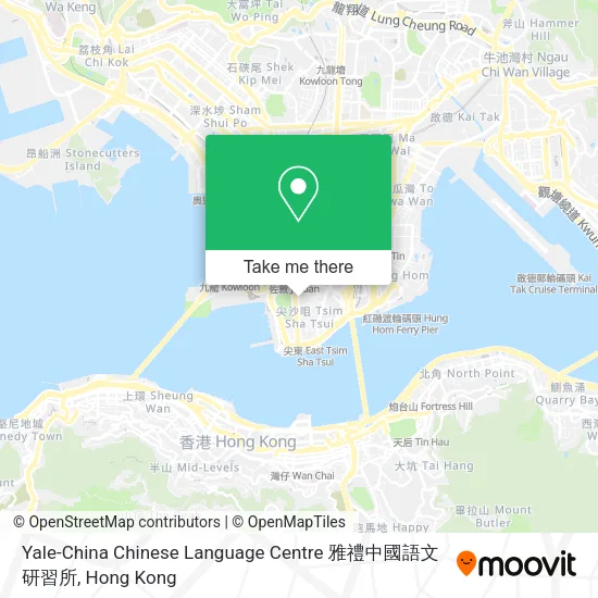 Yale-China Chinese Language Centre 雅禮中國語文研習所地圖
