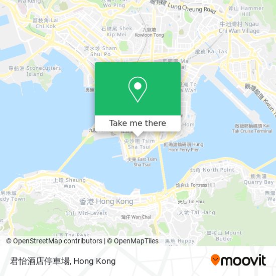 君怡酒店停車場 map