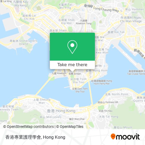 香港專業護理學會 map