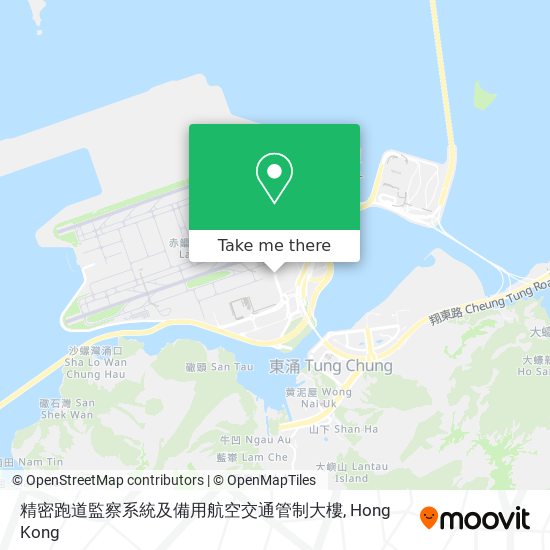 精密跑道監察系統及備用航空交通管制大樓 map