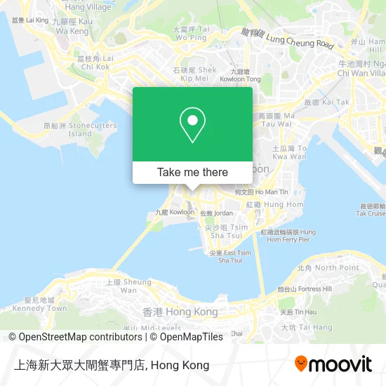 上海新大眾大閘蟹專門店地圖