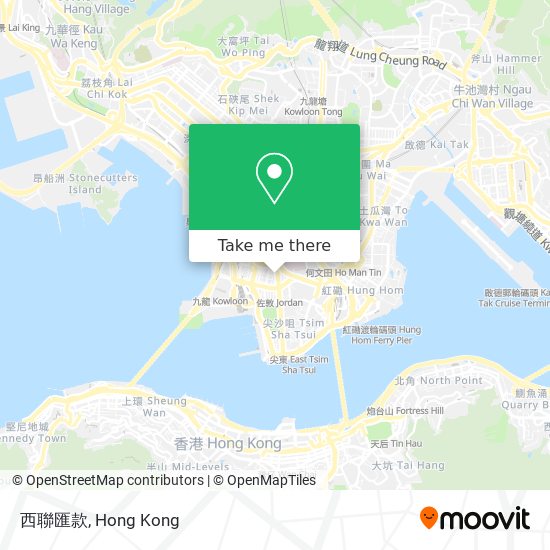 西聯匯款 map