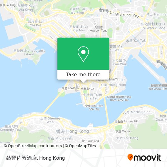 藝豐佐敦酒店 map