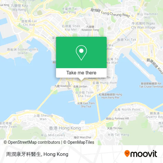 周潤康牙科醫生地圖