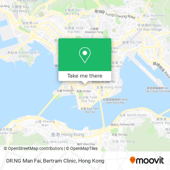 DR.NG Man Fai, Bertram Clinic map